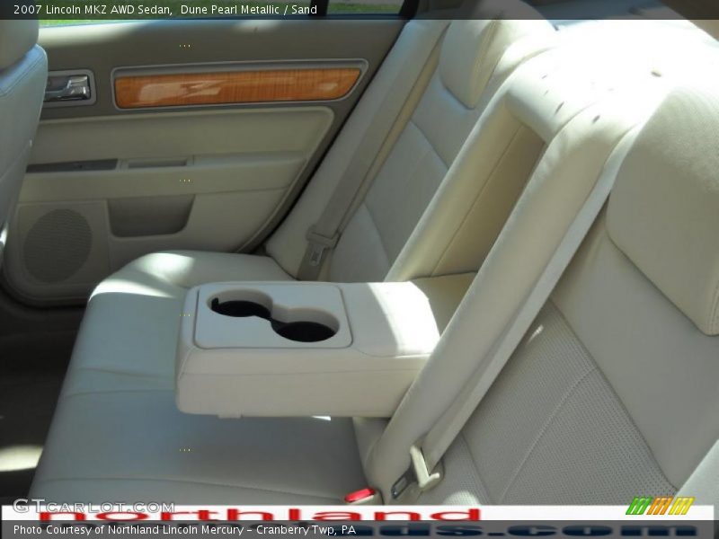 Dune Pearl Metallic / Sand 2007 Lincoln MKZ AWD Sedan