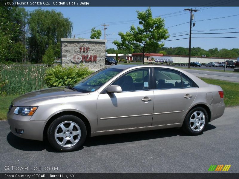 Golden Beige / Beige 2006 Hyundai Sonata GLS