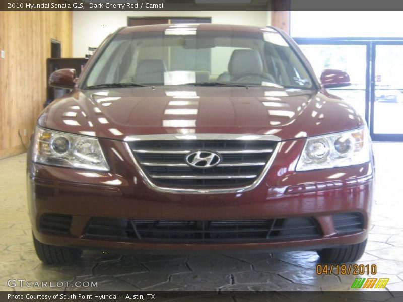 Dark Cherry Red / Camel 2010 Hyundai Sonata GLS