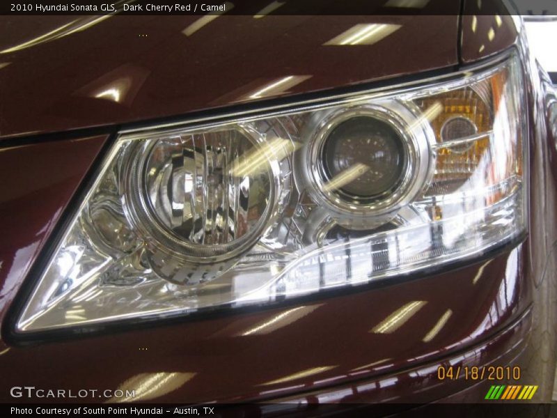 Dark Cherry Red / Camel 2010 Hyundai Sonata GLS