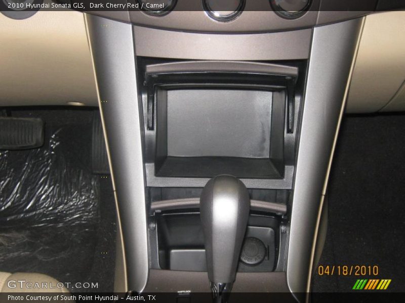 Dark Cherry Red / Camel 2010 Hyundai Sonata GLS