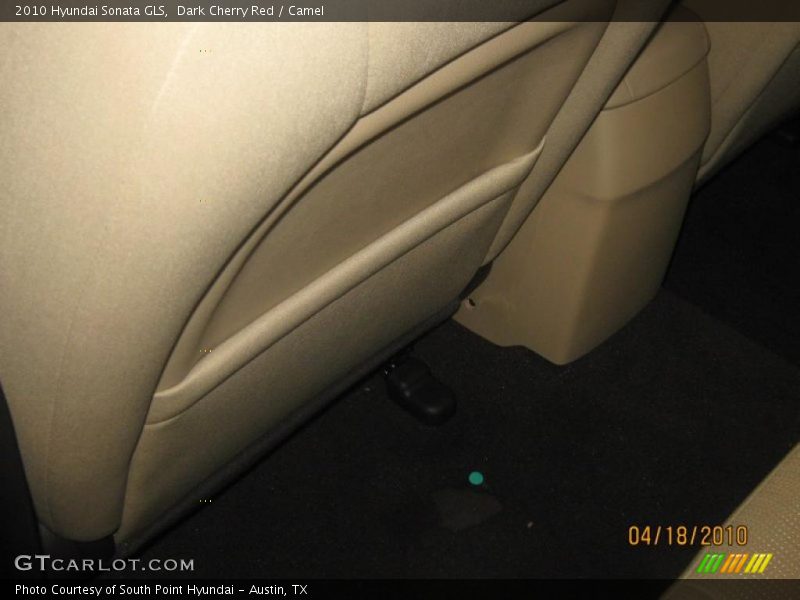 Dark Cherry Red / Camel 2010 Hyundai Sonata GLS