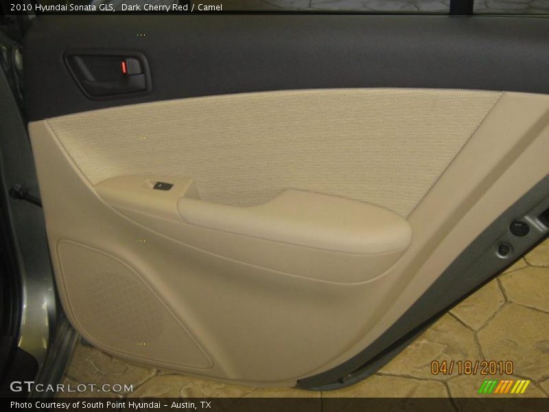 Dark Cherry Red / Camel 2010 Hyundai Sonata GLS