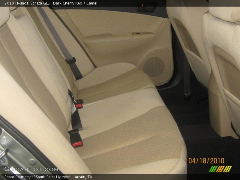 Dark Cherry Red / Camel 2010 Hyundai Sonata GLS