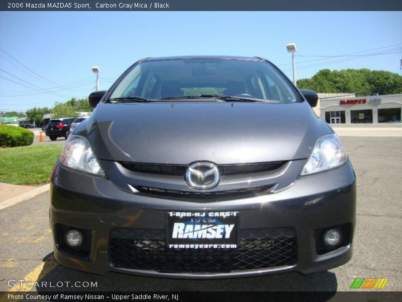 Carbon Gray Mica / Black 2006 Mazda MAZDA5 Sport