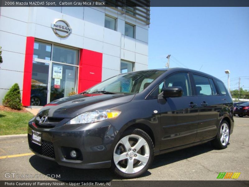 Carbon Gray Mica / Black 2006 Mazda MAZDA5 Sport