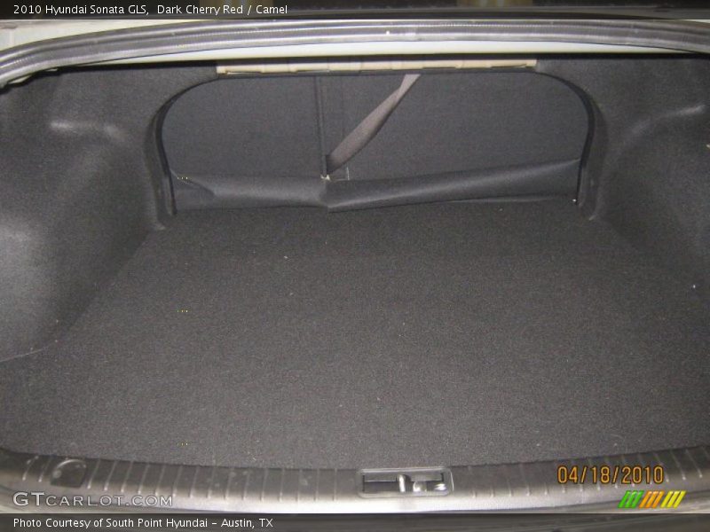 Dark Cherry Red / Camel 2010 Hyundai Sonata GLS