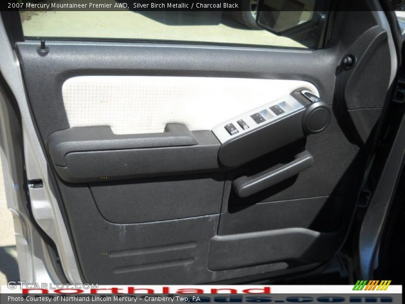 Silver Birch Metallic / Charcoal Black 2007 Mercury Mountaineer Premier AWD