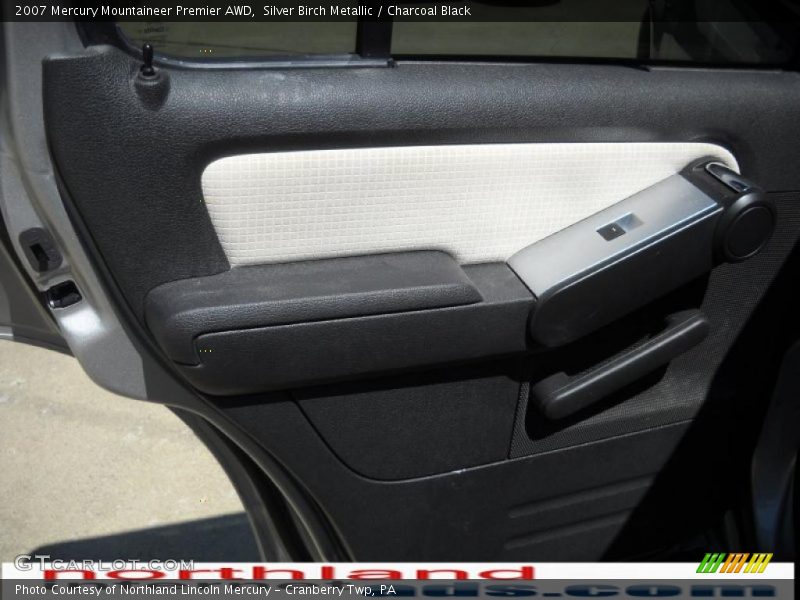 Silver Birch Metallic / Charcoal Black 2007 Mercury Mountaineer Premier AWD