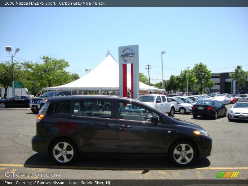 Carbon Gray Mica / Black 2006 Mazda MAZDA5 Sport