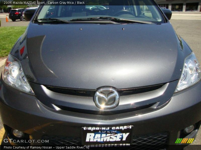Carbon Gray Mica / Black 2006 Mazda MAZDA5 Sport
