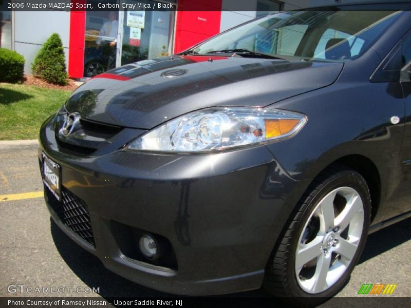 Carbon Gray Mica / Black 2006 Mazda MAZDA5 Sport