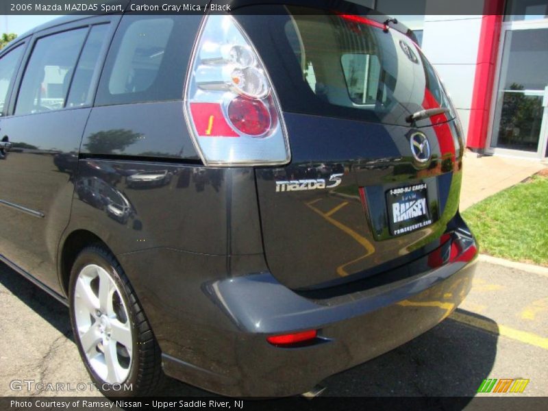 Carbon Gray Mica / Black 2006 Mazda MAZDA5 Sport