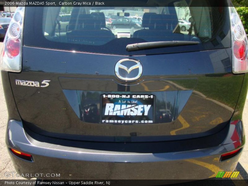 Carbon Gray Mica / Black 2006 Mazda MAZDA5 Sport