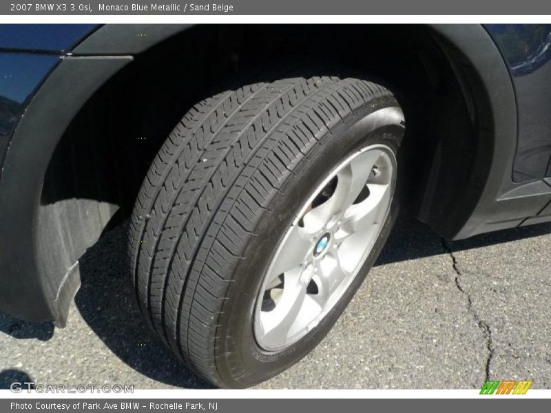 Monaco Blue Metallic / Sand Beige 2007 BMW X3 3.0si