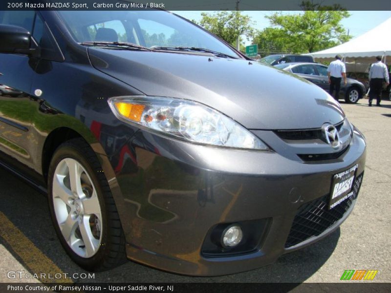 Carbon Gray Mica / Black 2006 Mazda MAZDA5 Sport