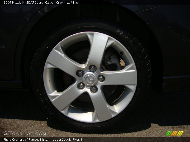 Carbon Gray Mica / Black 2006 Mazda MAZDA5 Sport