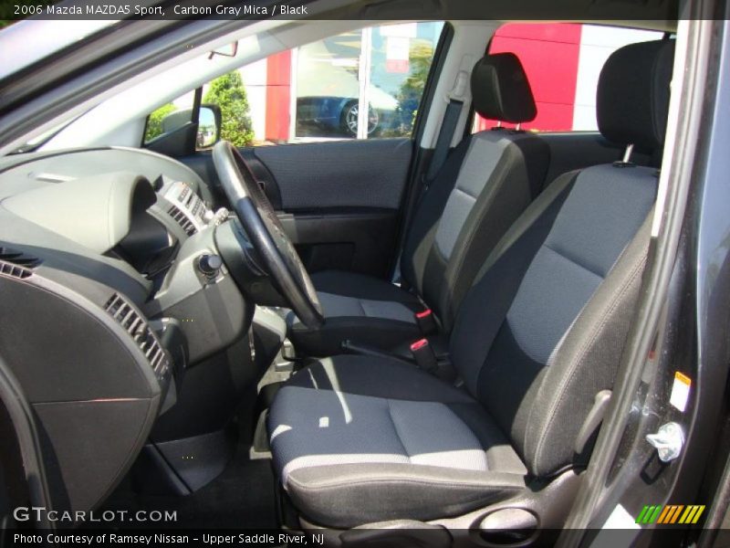 Carbon Gray Mica / Black 2006 Mazda MAZDA5 Sport