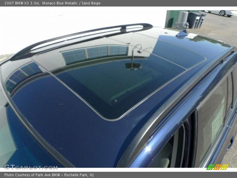 Monaco Blue Metallic / Sand Beige 2007 BMW X3 3.0si