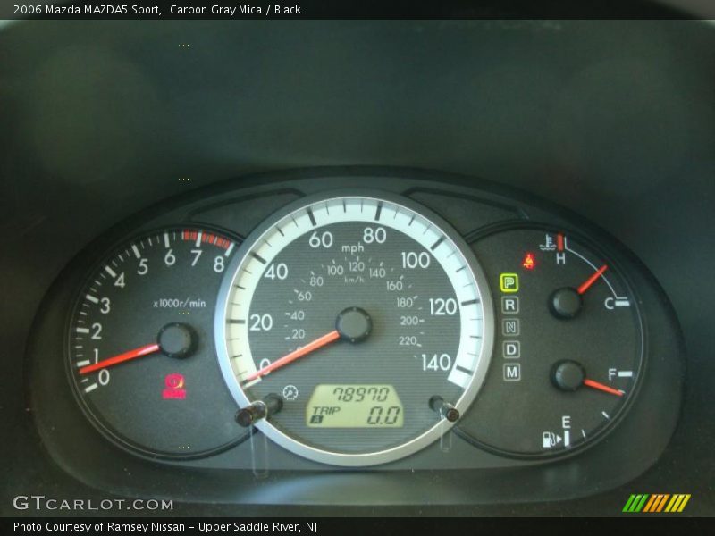Carbon Gray Mica / Black 2006 Mazda MAZDA5 Sport