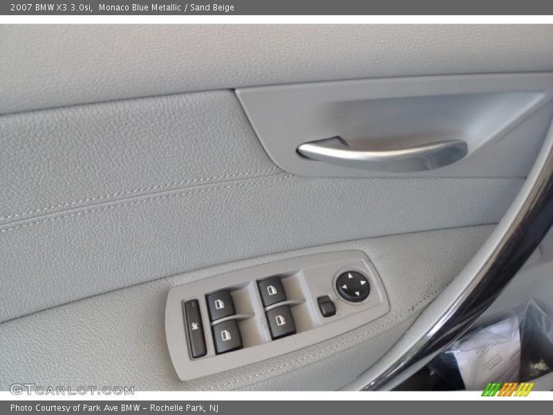 Monaco Blue Metallic / Sand Beige 2007 BMW X3 3.0si