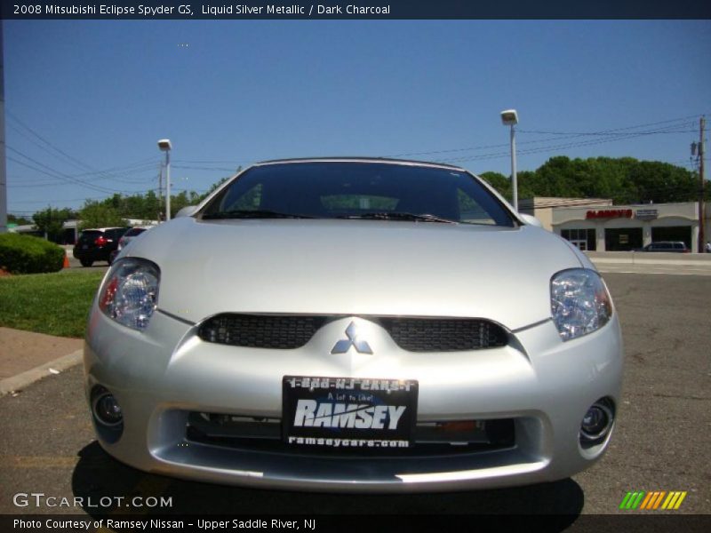 Liquid Silver Metallic / Dark Charcoal 2008 Mitsubishi Eclipse Spyder GS