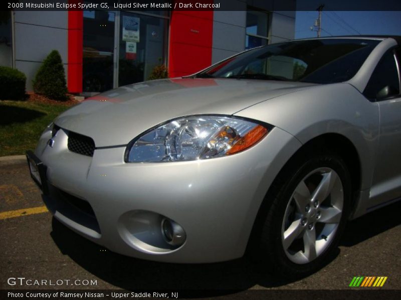 Liquid Silver Metallic / Dark Charcoal 2008 Mitsubishi Eclipse Spyder GS