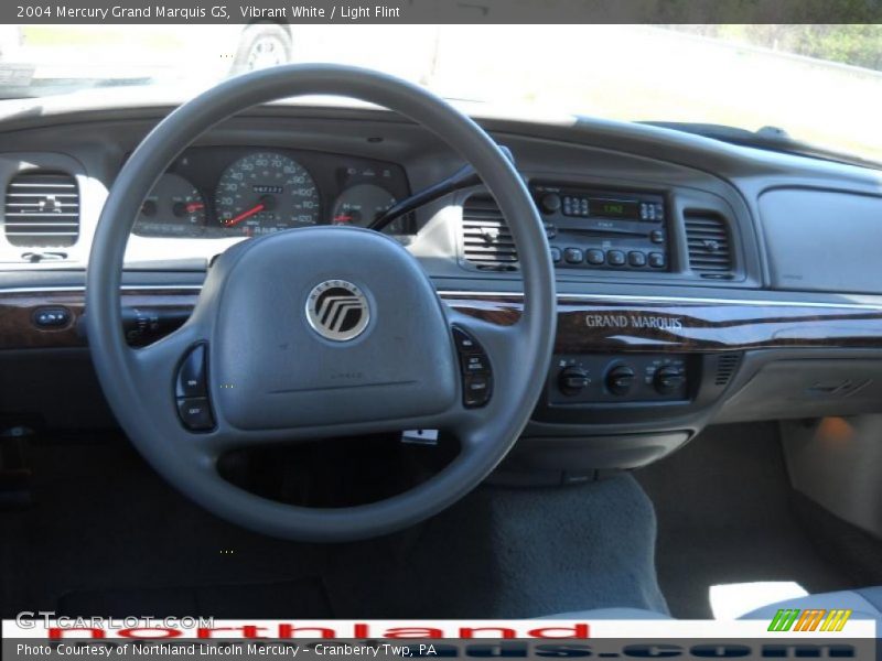 Vibrant White / Light Flint 2004 Mercury Grand Marquis GS