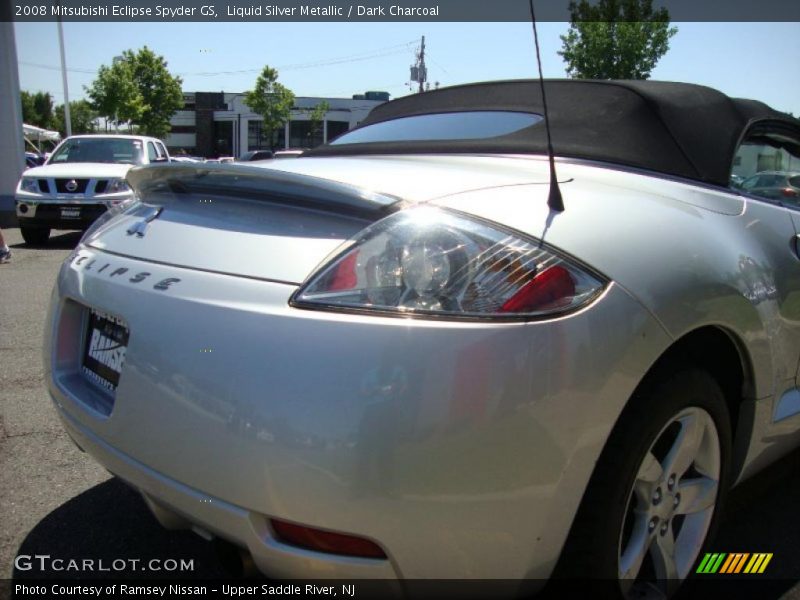 Liquid Silver Metallic / Dark Charcoal 2008 Mitsubishi Eclipse Spyder GS