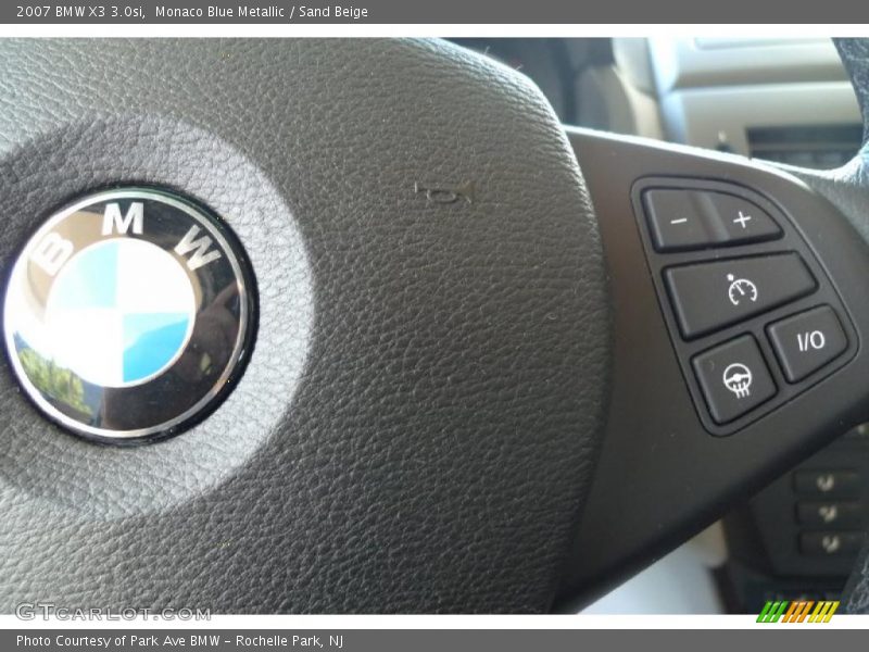 Monaco Blue Metallic / Sand Beige 2007 BMW X3 3.0si