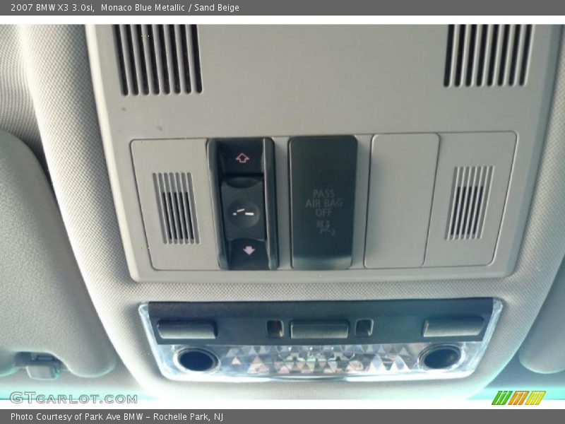 Monaco Blue Metallic / Sand Beige 2007 BMW X3 3.0si