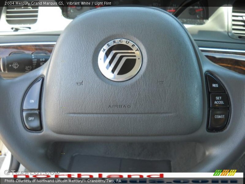 Vibrant White / Light Flint 2004 Mercury Grand Marquis GS