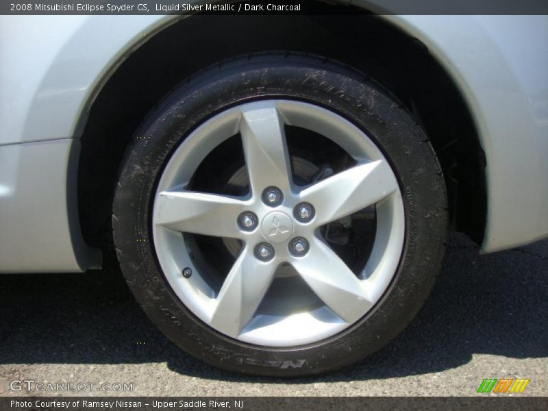 Liquid Silver Metallic / Dark Charcoal 2008 Mitsubishi Eclipse Spyder GS