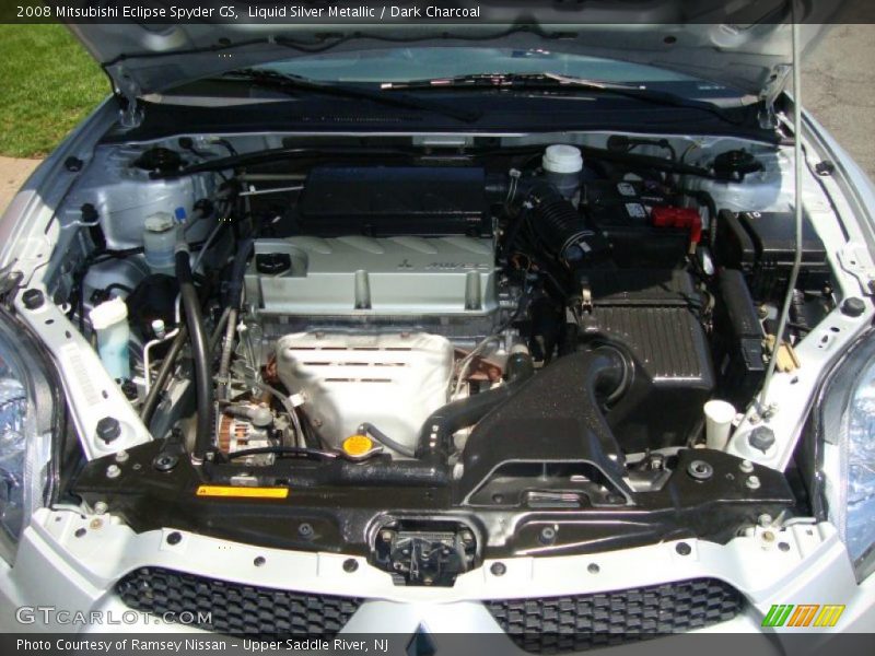 Liquid Silver Metallic / Dark Charcoal 2008 Mitsubishi Eclipse Spyder GS
