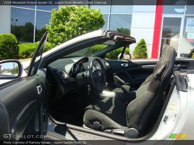 Liquid Silver Metallic / Dark Charcoal 2008 Mitsubishi Eclipse Spyder GS