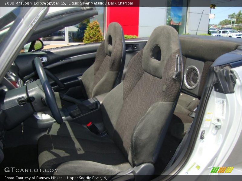 Liquid Silver Metallic / Dark Charcoal 2008 Mitsubishi Eclipse Spyder GS