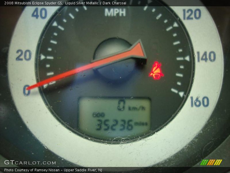 Liquid Silver Metallic / Dark Charcoal 2008 Mitsubishi Eclipse Spyder GS