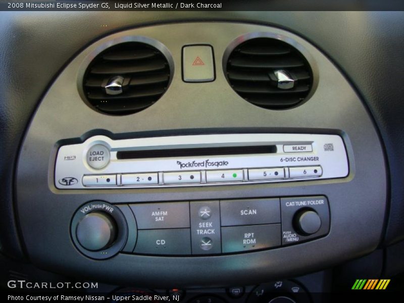 Liquid Silver Metallic / Dark Charcoal 2008 Mitsubishi Eclipse Spyder GS