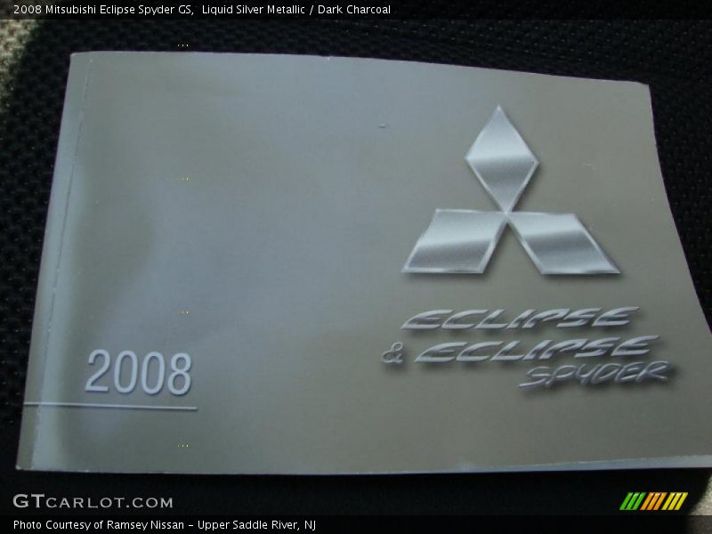 Liquid Silver Metallic / Dark Charcoal 2008 Mitsubishi Eclipse Spyder GS