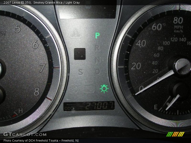 Smokey Granite Mica / Light Gray 2007 Lexus ES 350