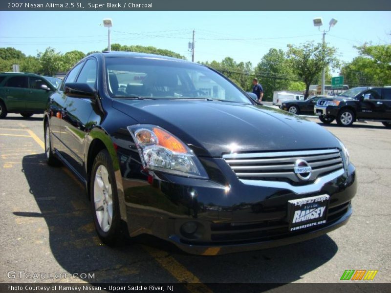 Super Black / Charcoal 2007 Nissan Altima 2.5 SL