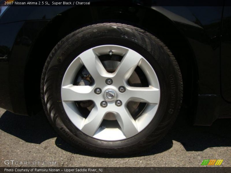 Super Black / Charcoal 2007 Nissan Altima 2.5 SL