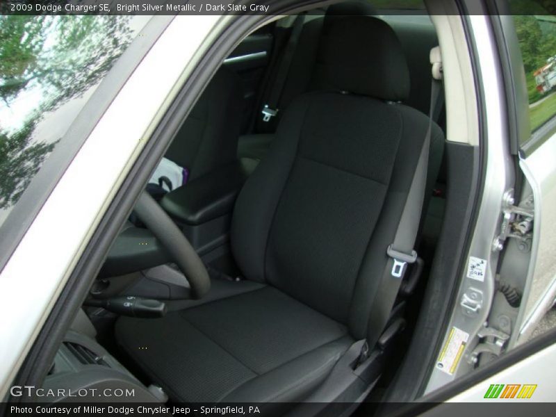 Bright Silver Metallic / Dark Slate Gray 2009 Dodge Charger SE