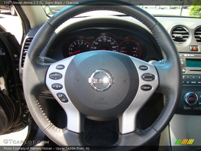 Super Black / Charcoal 2007 Nissan Altima 2.5 SL