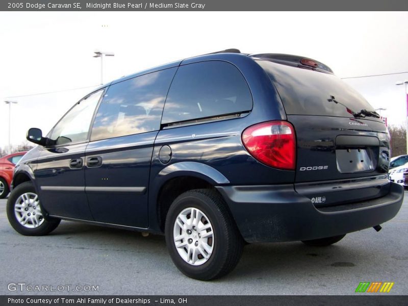 Midnight Blue Pearl / Medium Slate Gray 2005 Dodge Caravan SE