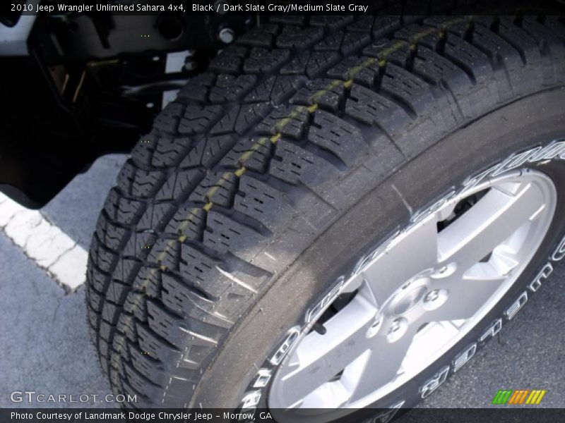 Black / Dark Slate Gray/Medium Slate Gray 2010 Jeep Wrangler Unlimited Sahara 4x4