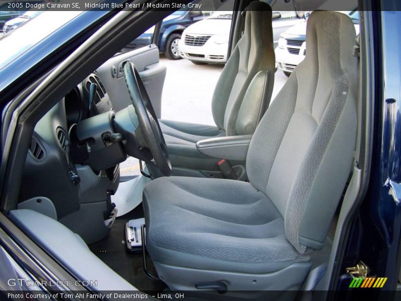 Midnight Blue Pearl / Medium Slate Gray 2005 Dodge Caravan SE