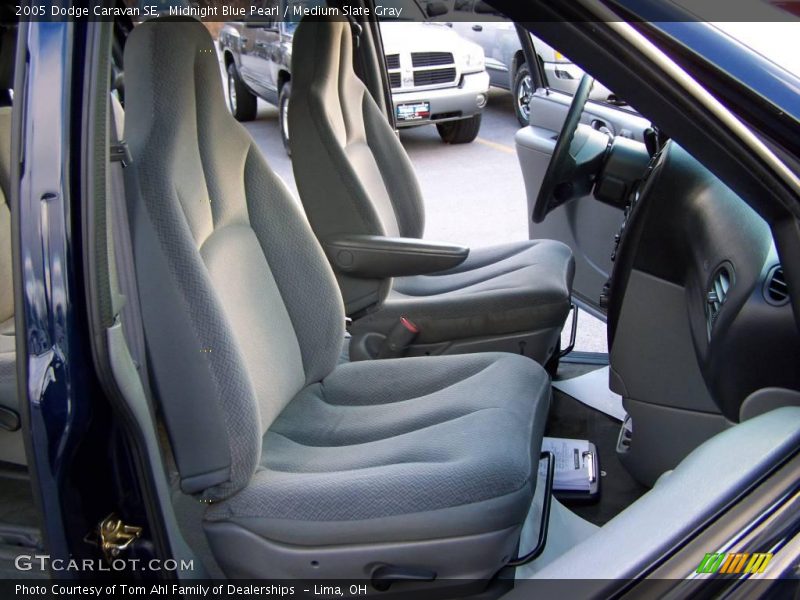 Midnight Blue Pearl / Medium Slate Gray 2005 Dodge Caravan SE