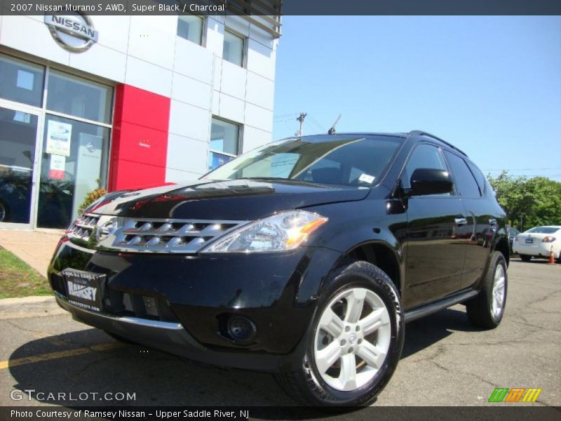 Super Black / Charcoal 2007 Nissan Murano S AWD