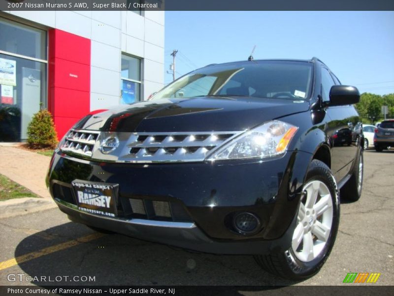 Super Black / Charcoal 2007 Nissan Murano S AWD